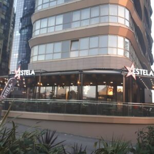 Estela coffe Ataköy Tente üzerine ışıklı kutu harf reklam